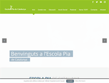 Tablet Screenshot of escolapia.cat
